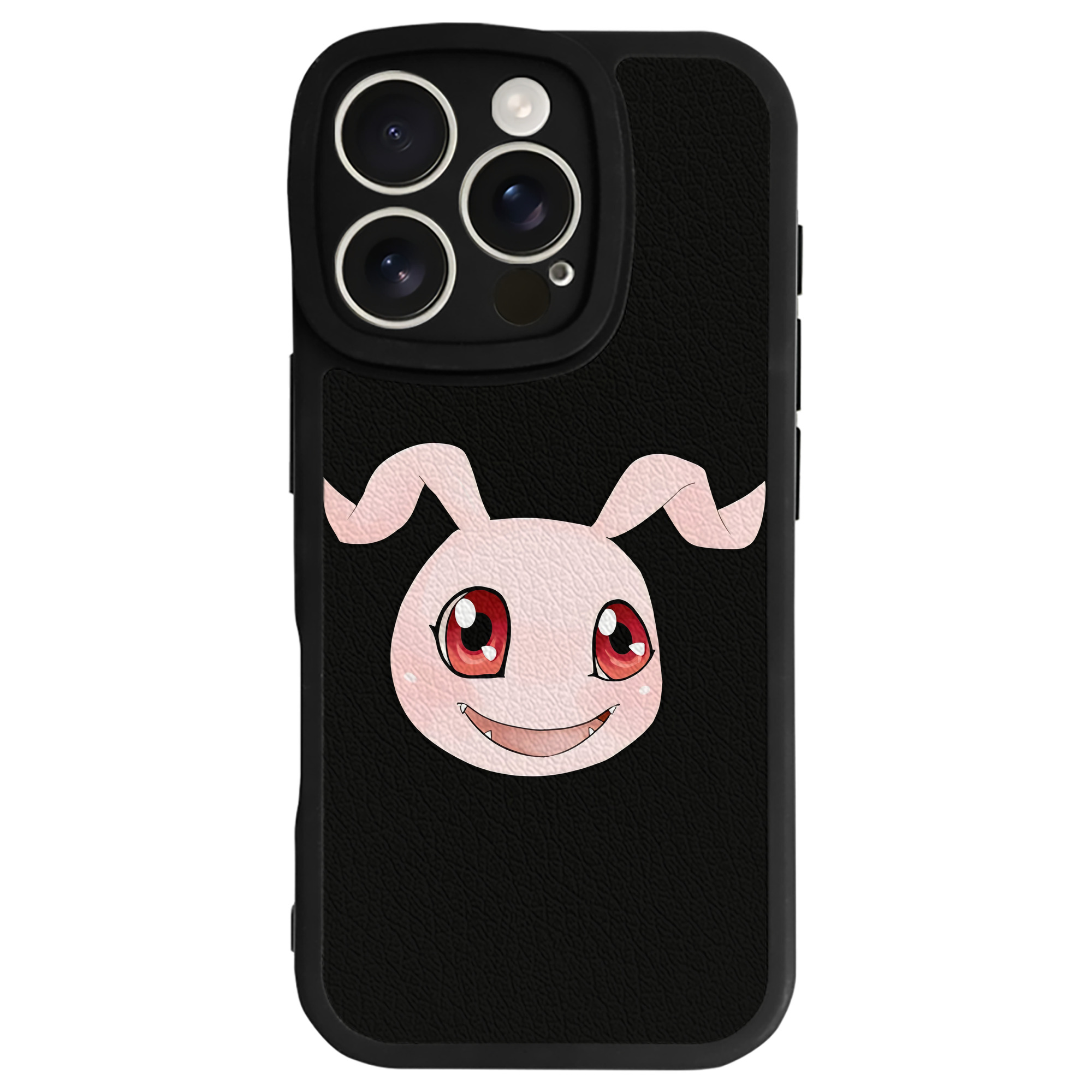（画像用） Digimon デジタルモンスター/デジモン 【iPhone 16シリーズ対応】シリコンスマホケース（レザー調） 材質：シリコン